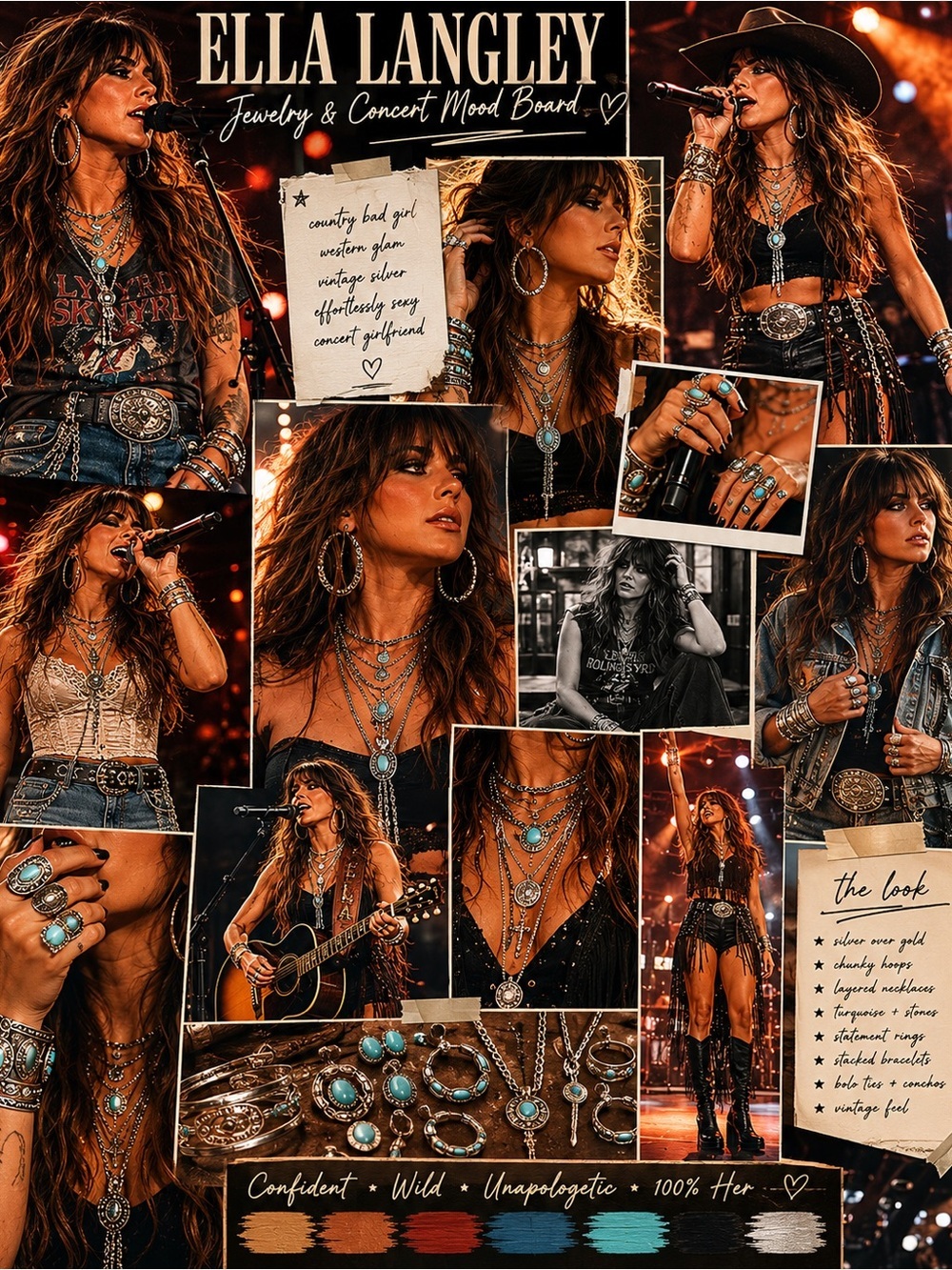 2 LB Ella Langley–Inspired Curated Jewelry Lot | Western Concert Glam